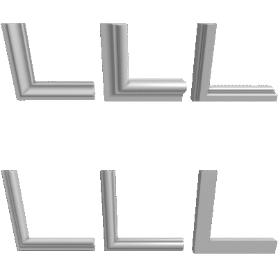 Liistunurk - täisnurk 90⁰ -Liistunurkade valik