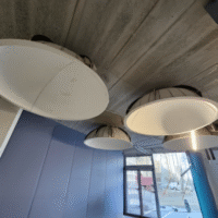 Domes after installation