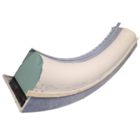 Ring with freshly applied model plaster