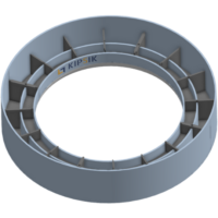 Full circle top view